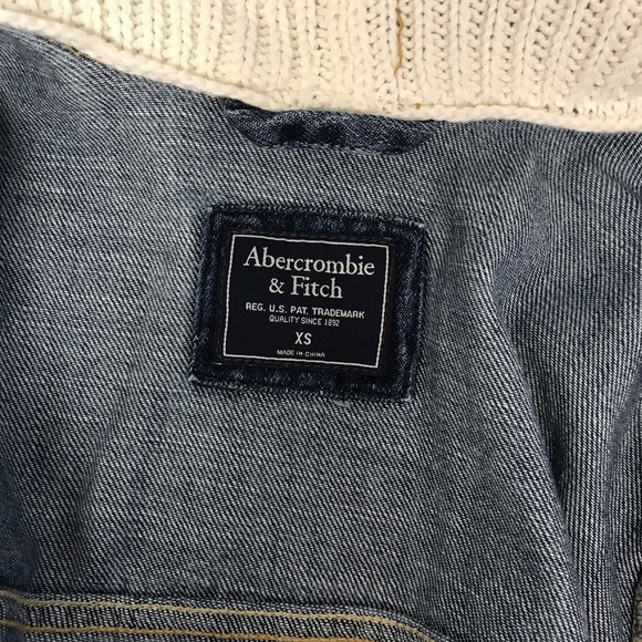 Abercrombie & Fitch jean jacket size Xs - Picture 7 of 10